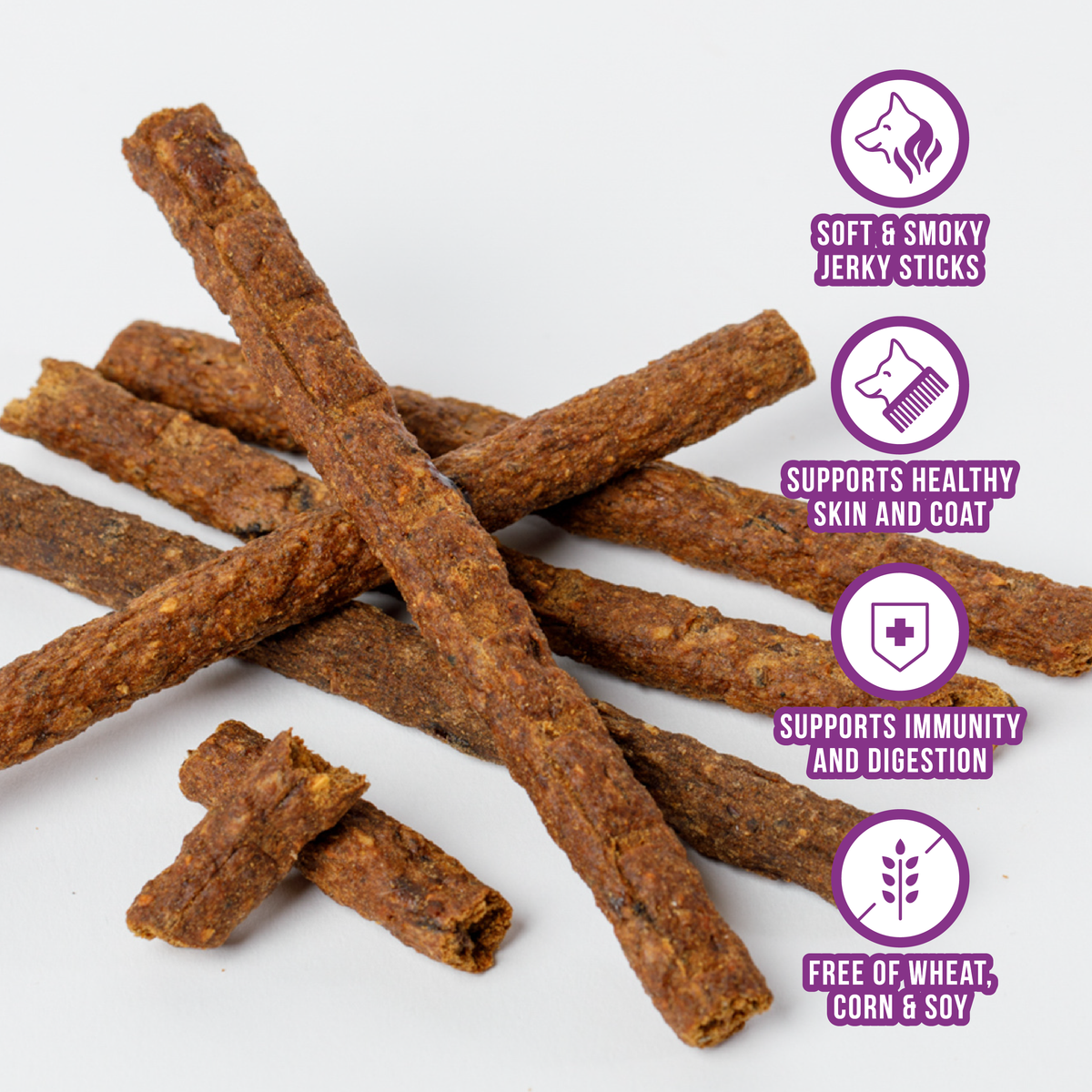 Duck &amp; Superfoods Dog Jerky Treats 8oz