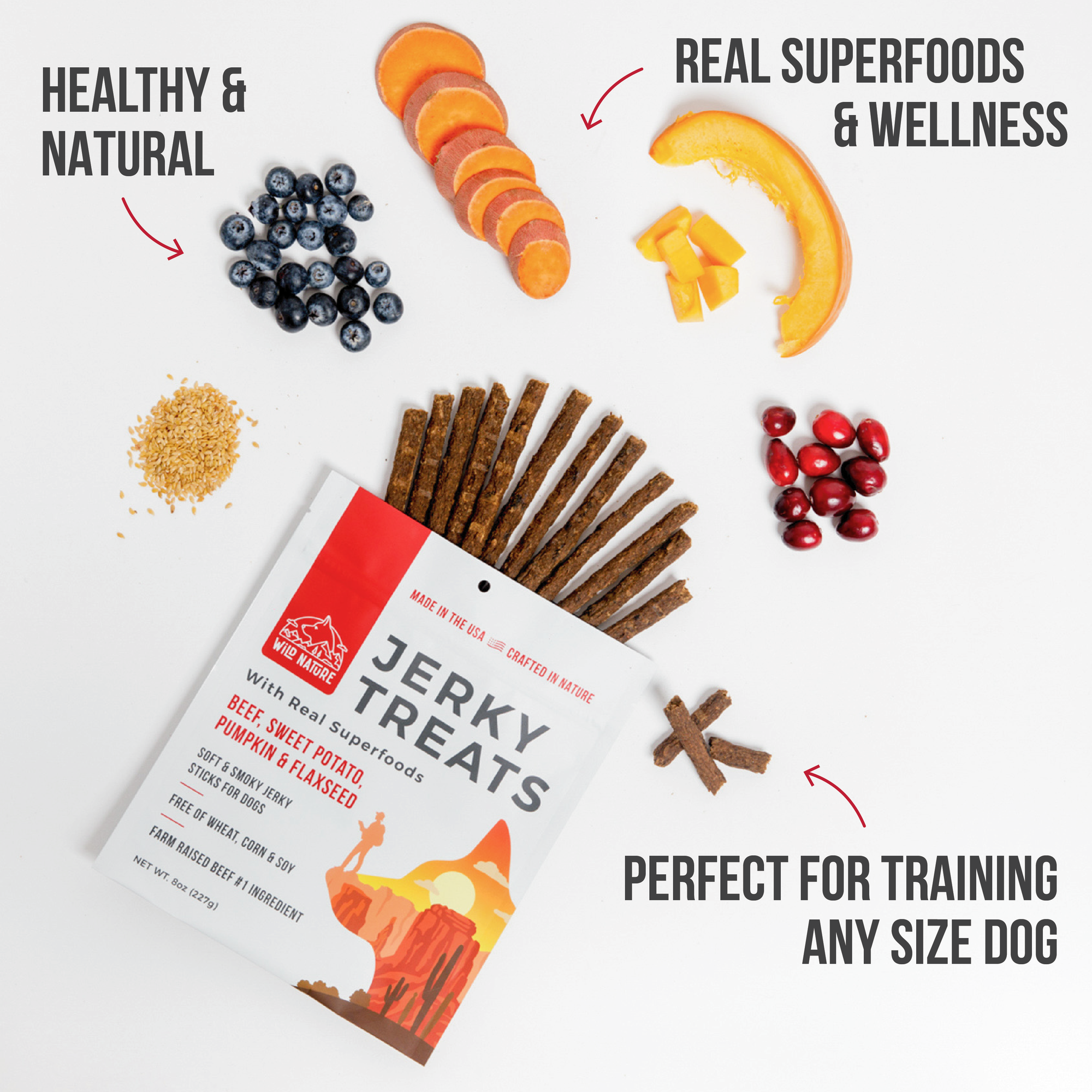Rocco & Roxie Gourmet Jerky Dog Treats - Slow Smoked Delicious