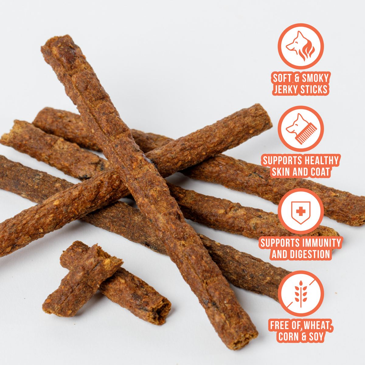 Chicken &amp; Superfoods Dog Jerky Treats 8oz