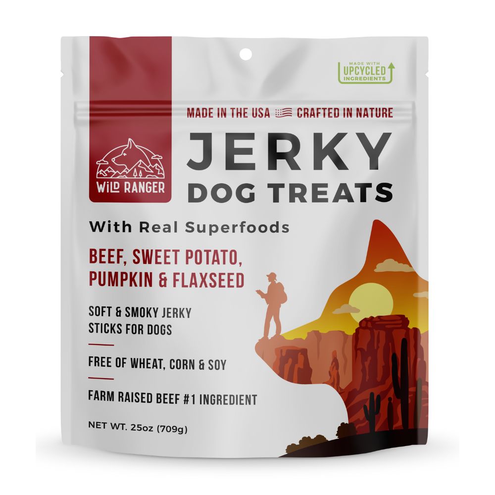 Beef &amp; Superfoods Dog Jerky Treats 25oz